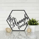 Custom Family Name Metal Sign Anniversary Gift Personalized Wedding Gift Last Name Sign Couples Gift Housewarming Gift, Laser Cut Metal Signs Custom Gift Ideas